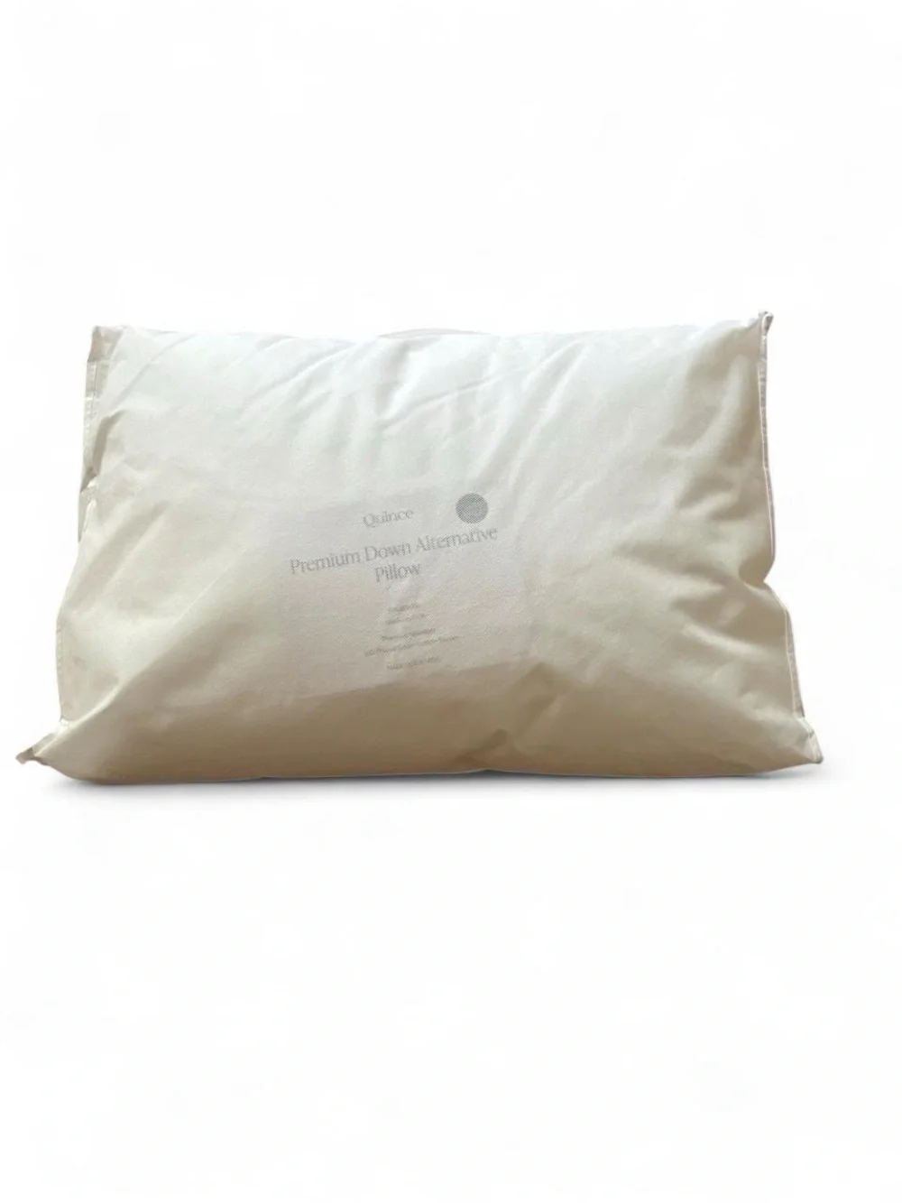 Quince Medium/Firm Standard Premium Down Alternative Pillow - NEW